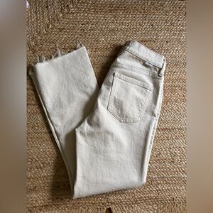 Elegant Tan Straight Leg Jeans for Women